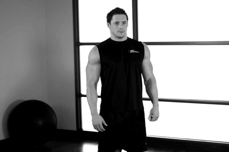 Tricep Side Stretch — start position demonstration photo