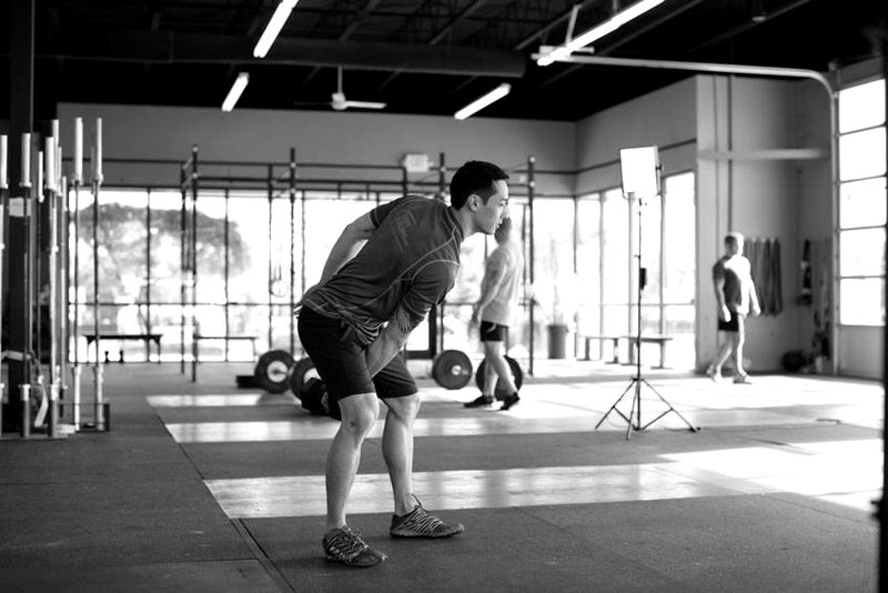 Vertical Swing — start position demonstration photo