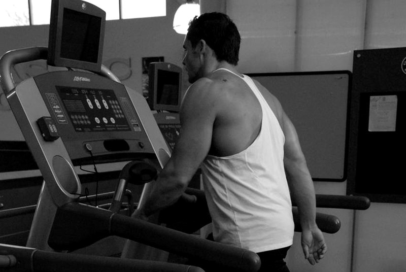 Walking, Treadmill — end position demonstration photo