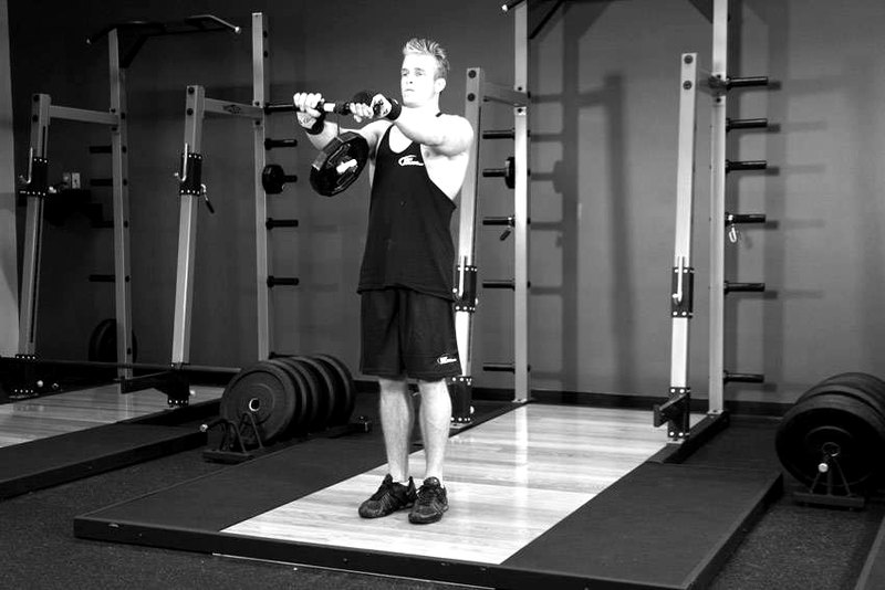 Wrist Roller — start position demonstration photo
