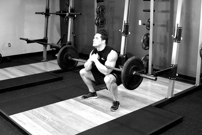 Zercher Squats — end position demonstration photo