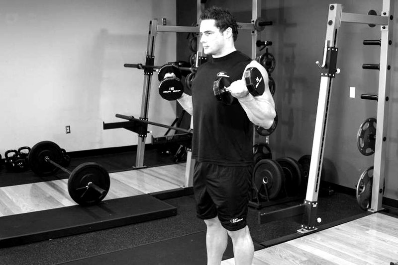 Zottman Curl — end position demonstration photo